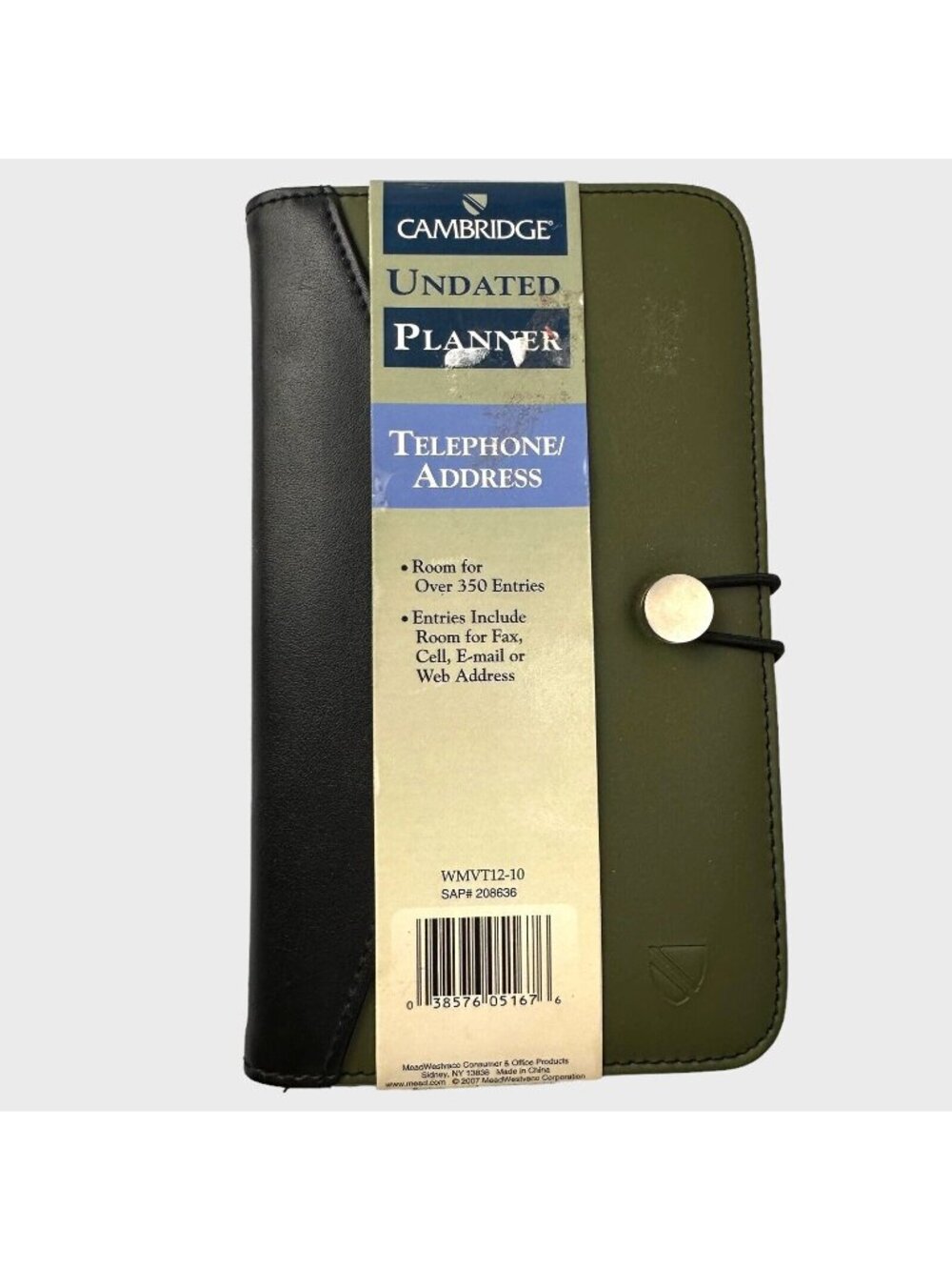 Cambridge Undated Telephone/Address Planner Vintage NOS Old School Memory